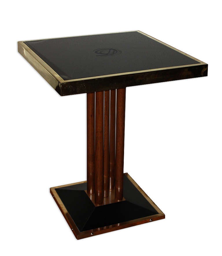 Gilt Bistrot Table from Drouant Reataurant, Paris