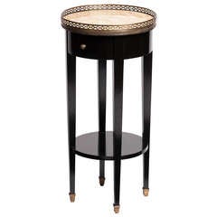 French Directoire  Bouillotte Side Table
