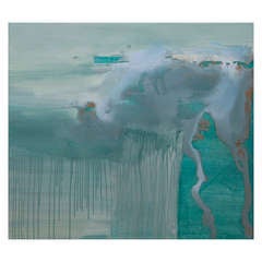 "T.W.D." Mixed media painting on panel by Marissa Starr