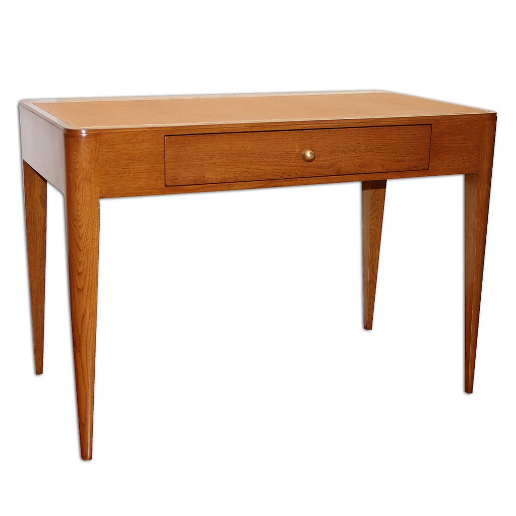 E.J. Ruhlmann: Rare And Elegant 1930 Desk In Oak And Ash