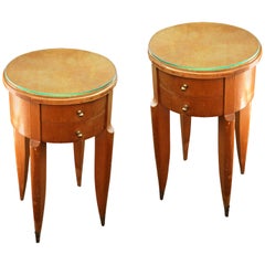Maurice & Leon Jallot Pair of Side Tables, 1950