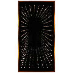 Authentic and Original 1970s Infinity Mirror