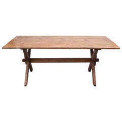Pine Trestle Table