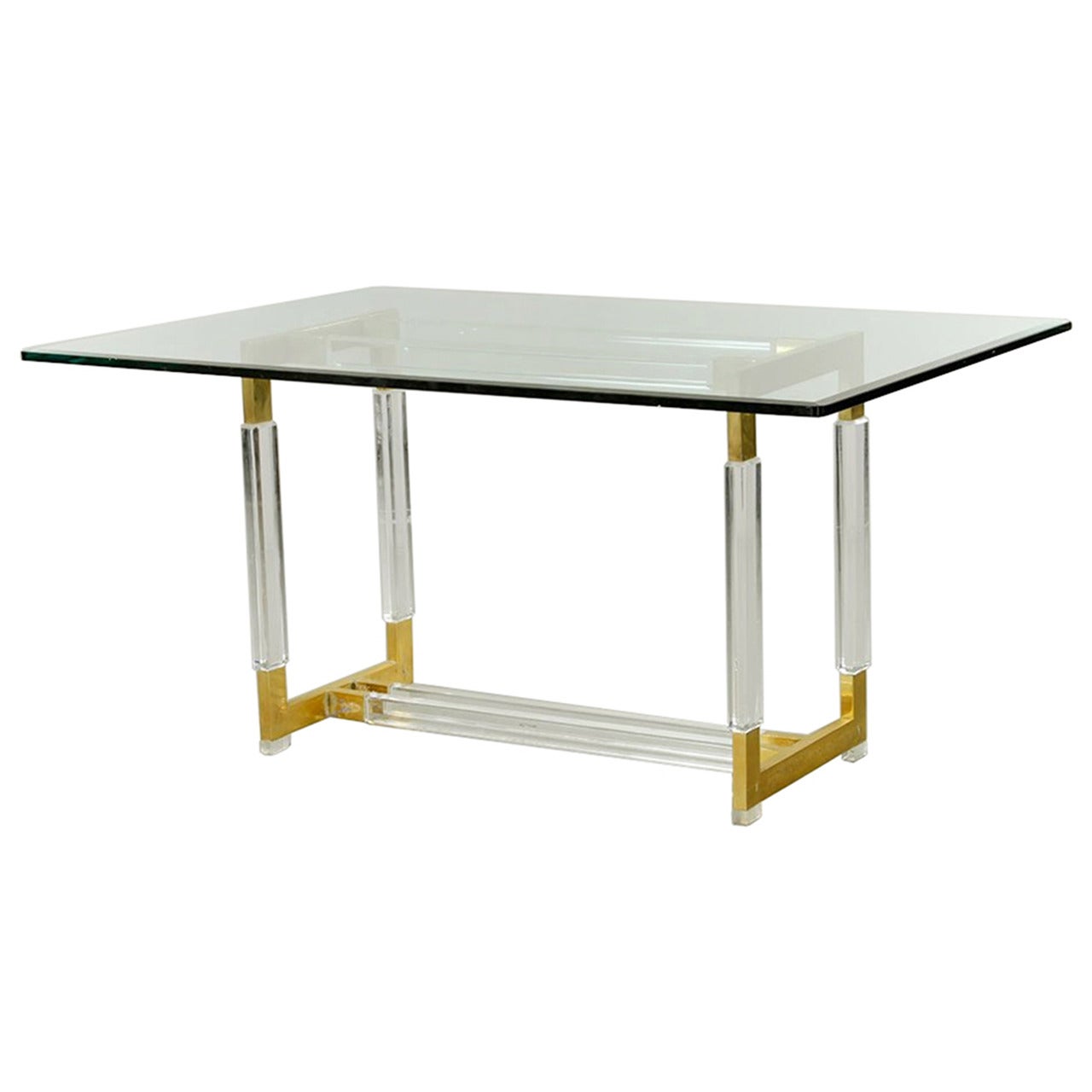 Charles Hollis Jones "Metric" Collection Dining Table, Signed For Sale