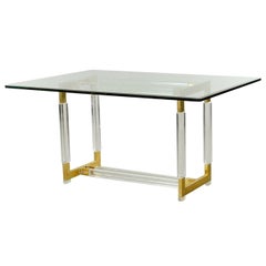 Charles Hollis Jones "Metric" Collection Dining Table, Signed