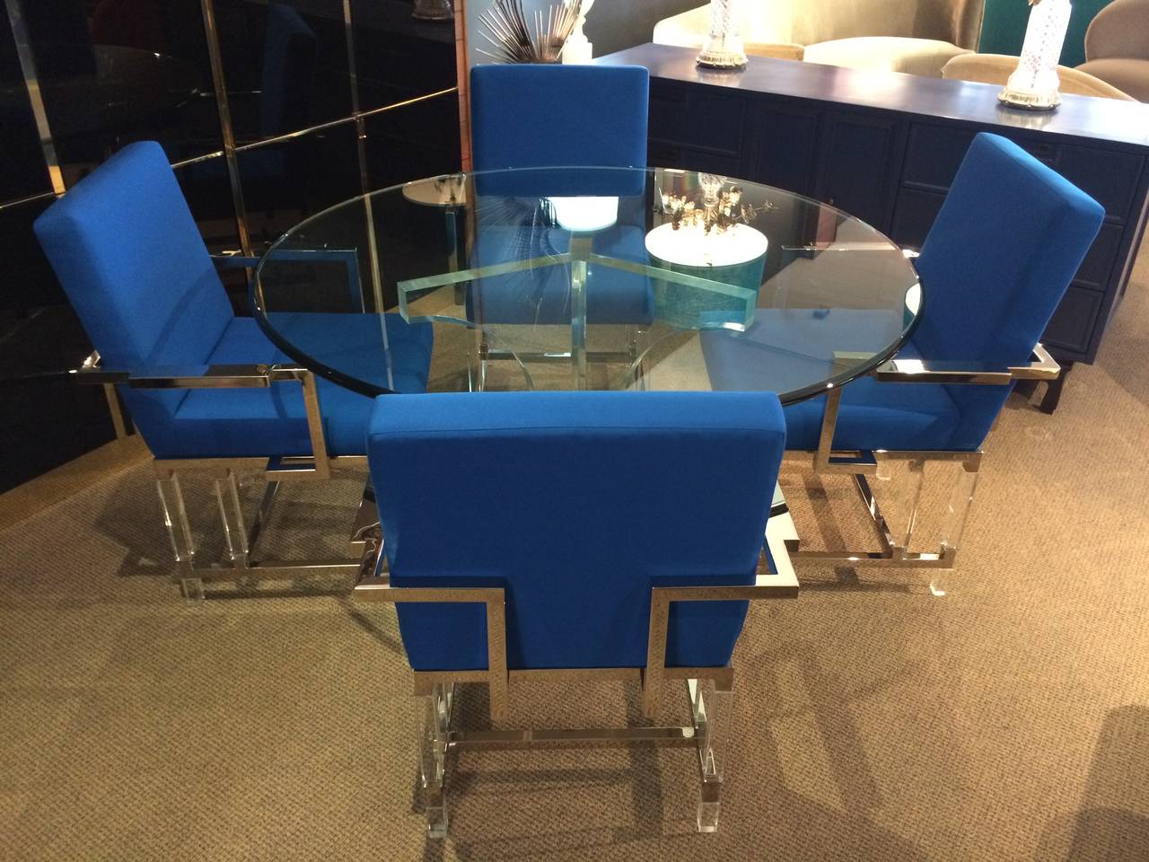 Mid-Century Modern Charles Hollis Jones Triple Arch Dining Table for the 