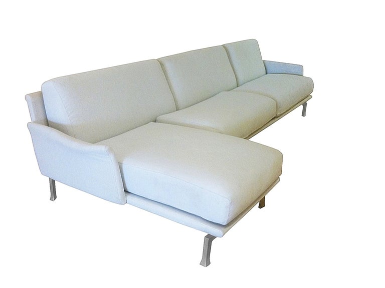 Italian Moroso Two Piece Sectional Sofa