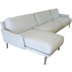 Italian Moroso Two Piece Sectional Sofa