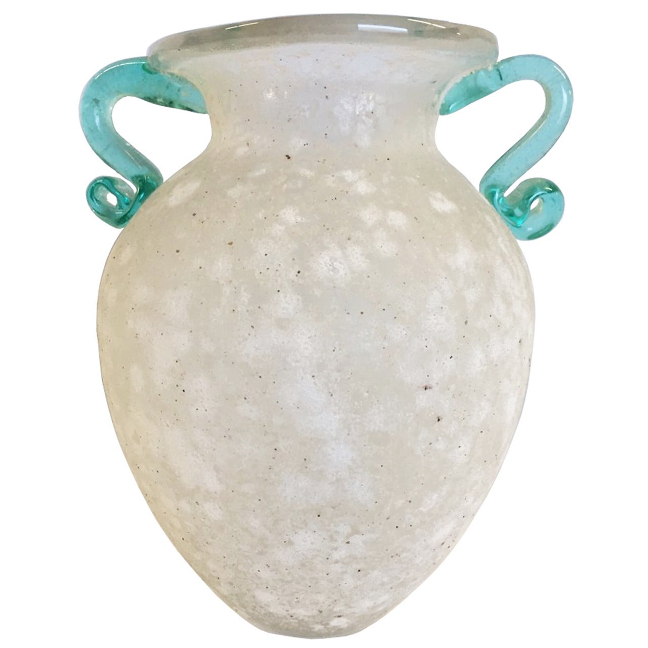 Italian "Corrosi" Glass Vase