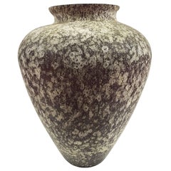 Grand vase en verre Scavo fabriqué en Italie