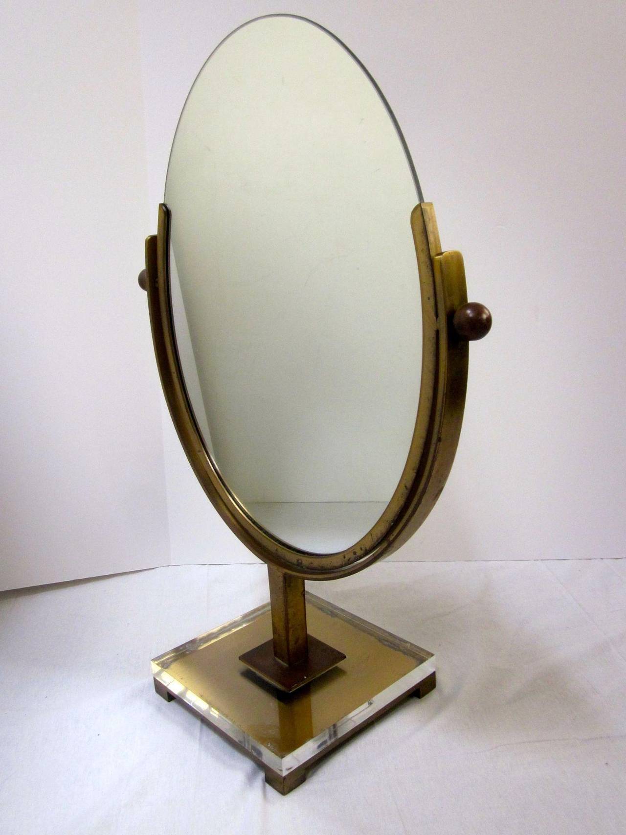 charles a double sided mirror