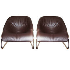 Paar "Cortina" Stühle entworfen von Gordon Guillaumier für Minotti