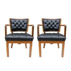 Vintage Pair of Art Deco Chairs