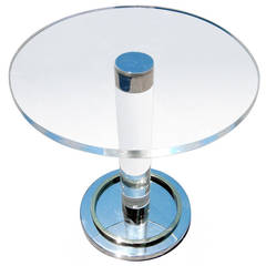Charles Hollis Jones "O" Side Table, Signed and Dated 1