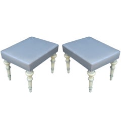 Spencer & Company Regency Ottomans or Stools, circa 1960s