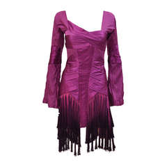 2004 Tom Ford for Gucci tassel dress 8