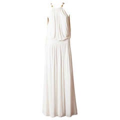 Cavalli Grecian Inspired Jersey Gown