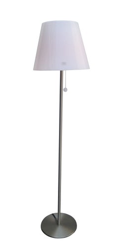 Italian Floor Lamp with a Pink Murano Glass Shade