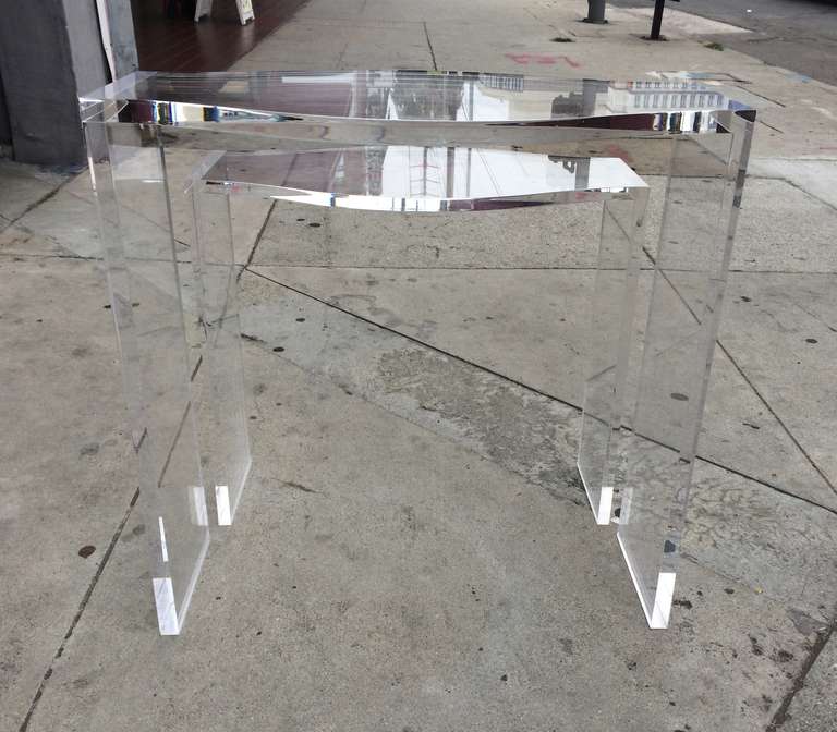 20th Century Lucite Nesting Tables by Charles Hollis Jones, 