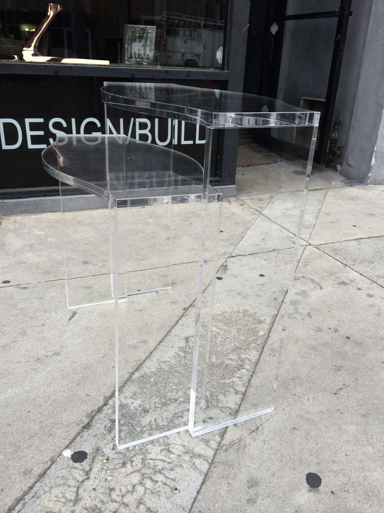 Lucite Nesting Tables by Charles Hollis Jones, 