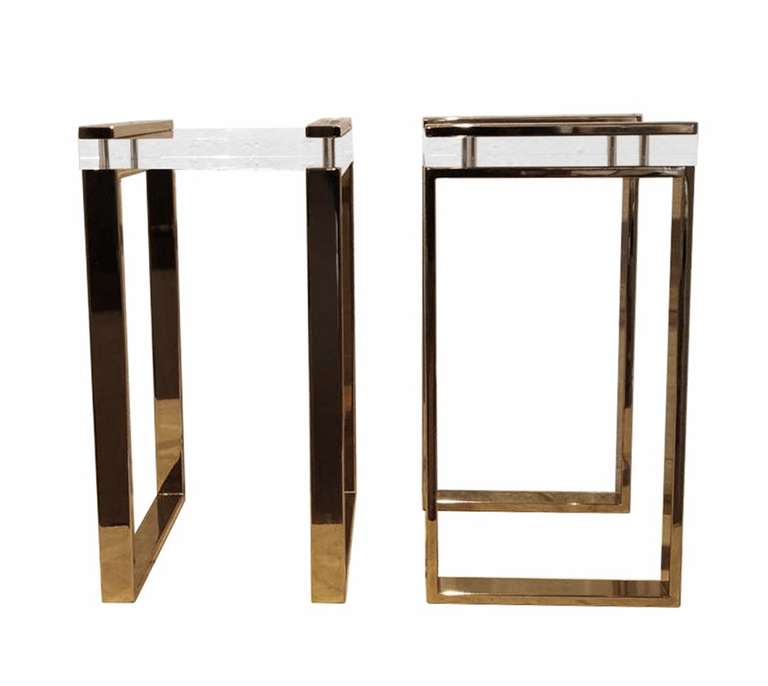 Magnifiques tables d'appoint conçues par Charles Hollis Jones dans le cadre de la collection 