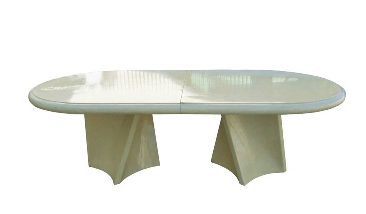 Mid-Century Modern Biomorphic Bone Pedestal Table by Enrique Garces