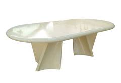Biomorphic Bone Pedestal Table by Enrique Garces
