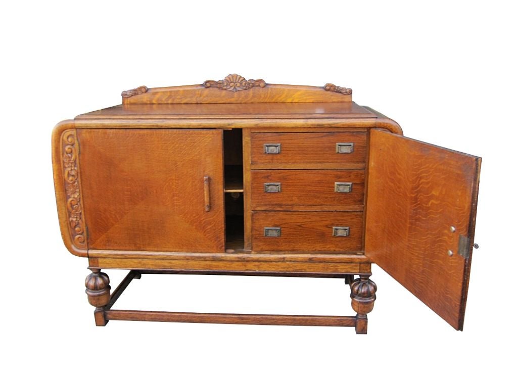 Art Deco Sideboard, England, circa 1920s For Sale at 1stDibs