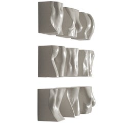 Tanya Ragir "Brickwork" 2009. Table or wall sculpture in cast stone.
