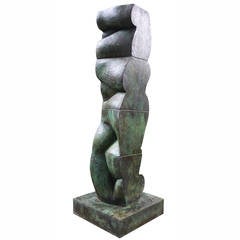 Tanya Ragir "Vertical Landscape i" Bronze, Limited Edition 4