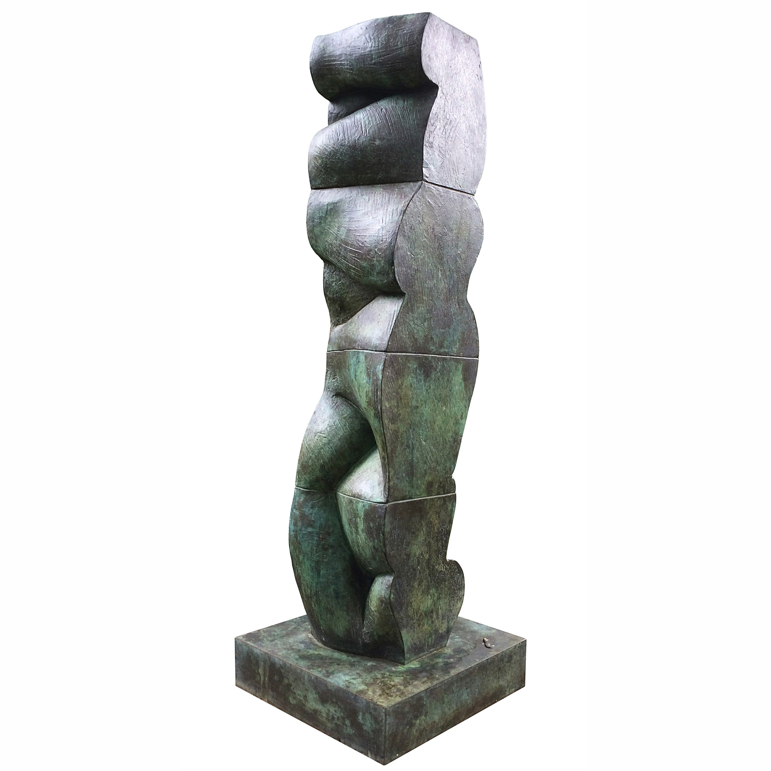 Tanya Ragir "Vertical Landscape I" 1998, Bronze Sculpture