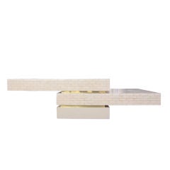 Tessellated Bone Coffee Table for Piarotti by Enrique Carcel