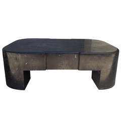 Black Marble Coffee Table, Mexico 1960
s
