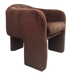 Used Three-Legged Architectural Armchair by J. Schellenberg Interiors