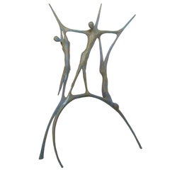 Carmelo Capelo "Cristo e i Ladroni" Escultura de Bronce, Firmada