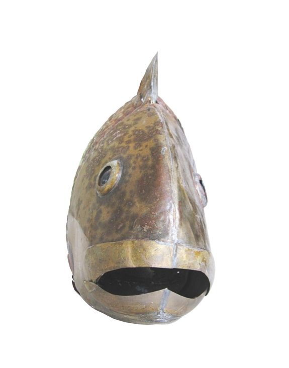 Mid-Century Modern Brass Fish Sculpture by Sergio Bustamante