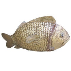 Brass Fish Sculpture by Sergio Bustamante 7