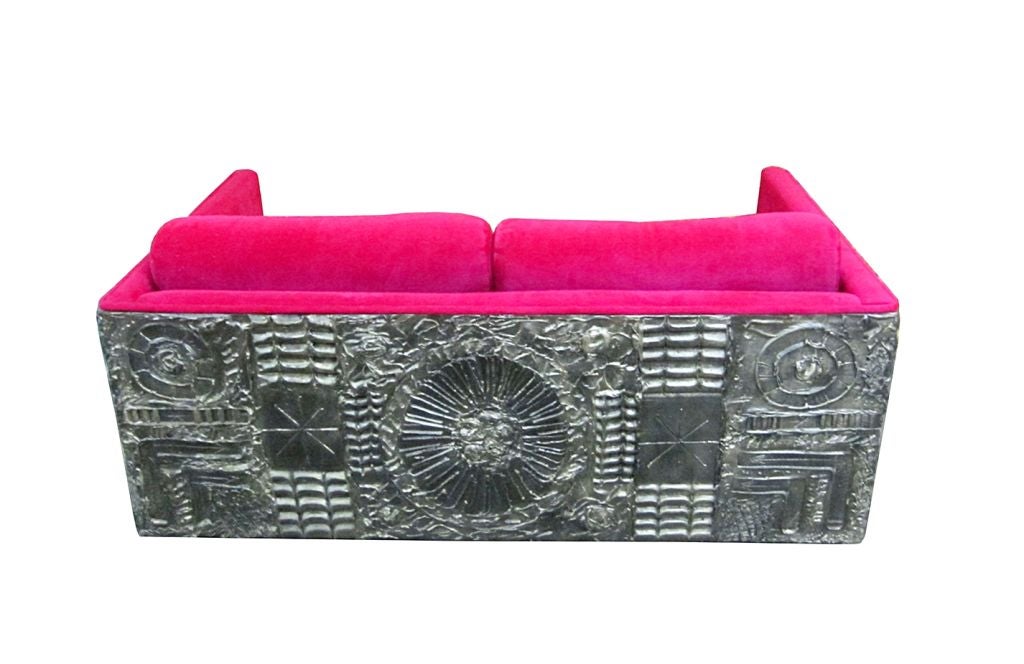 Resin Pair of Adrian Pearsall Brutalist Sofas for Craft Associates