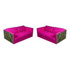 Pair of Adrian Pearsall Brutalist Sofas for Craft Associates