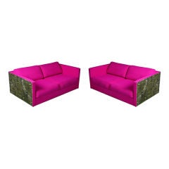 Vintage Pair of Adrian Pearsall Brutalist Sofas for Craft Associates