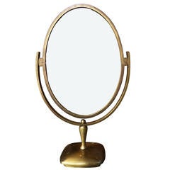Charles Hollis Jones Specchio da tavolo o da vanità in Antique Mirror