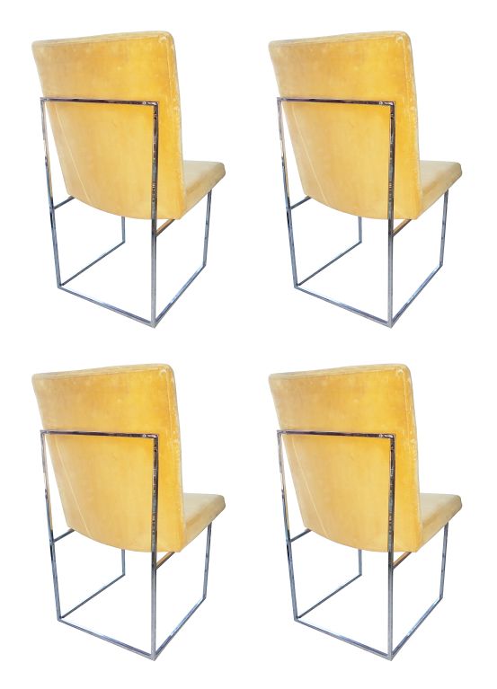 American Set of Four Dining Chairs by Milo Baughman for Thayer Coggin