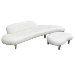 Isamu Noguchi Freeform Sofa & Ottoman