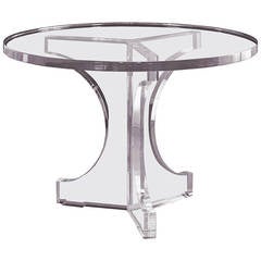 Charles Hollis Jones Triple Arch Dining Table for the "Arch" Line, Signed 1