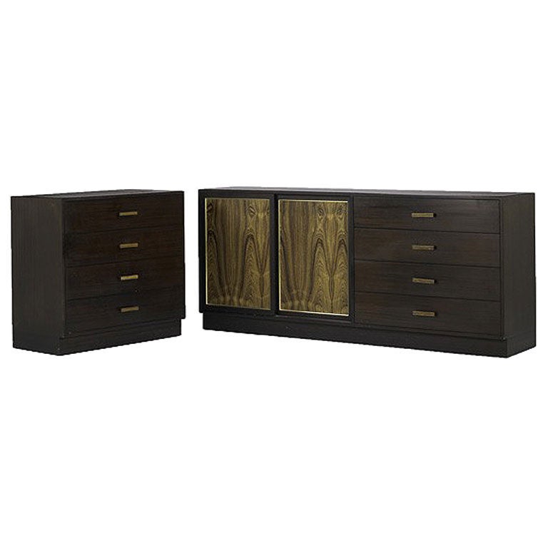 Harvey Probber Chest of Drawers and Sideboard