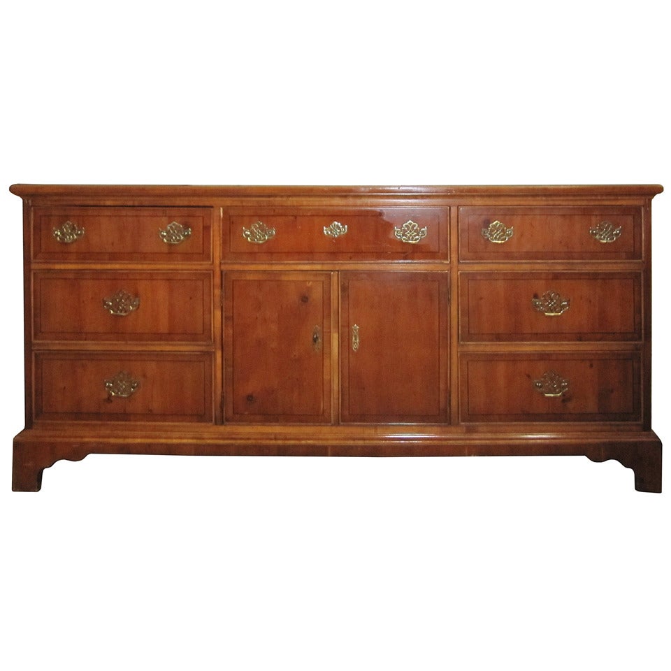 9 Drawer Dresser  Sideboard by American of Martinsville, 2 Available