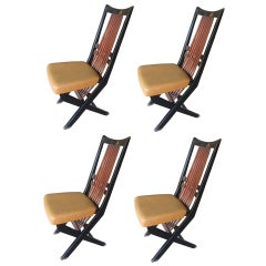 Set of Four Adjustable Safari Chairs 3