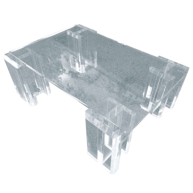 Charles Hollis Jones I Beam Coffee Table Signed And Dated For Charles Hollis Jones I Beam Coffee Table Signed And Dated