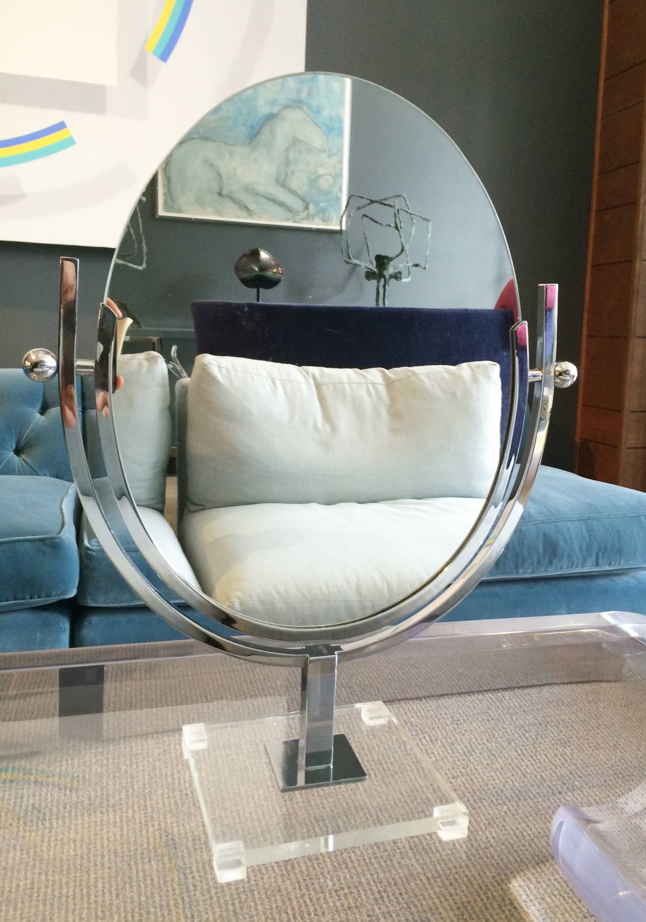 large double sided mirror