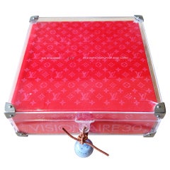 Louis Vuitton Visionaire 30 The Game Set Switzerland Edition Lucite Trunk Box